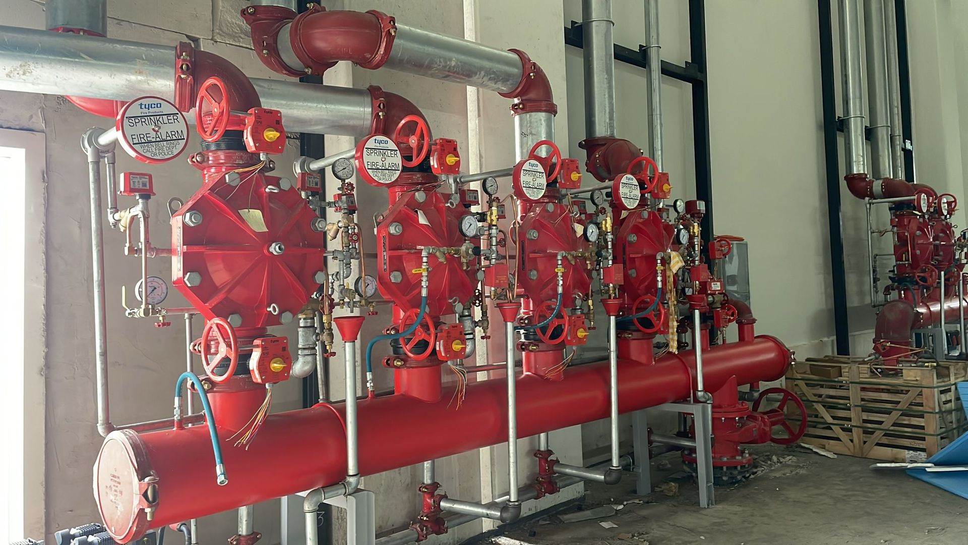 Tüfekçi Makina yangın söndürme tesisatı uygulaması
